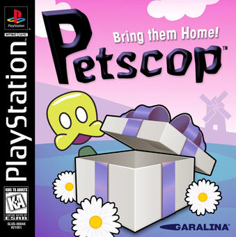 cover art for "Petscop", a webseries created by content creator "Pressedyes" Tony.