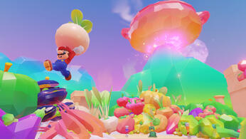 The whimsical Luncheon Kingdom of Mario Odyssey!