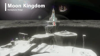 Mario Odyssey's "Moon Kingdom," a large inspiration for Cassiopeia of Kosmos